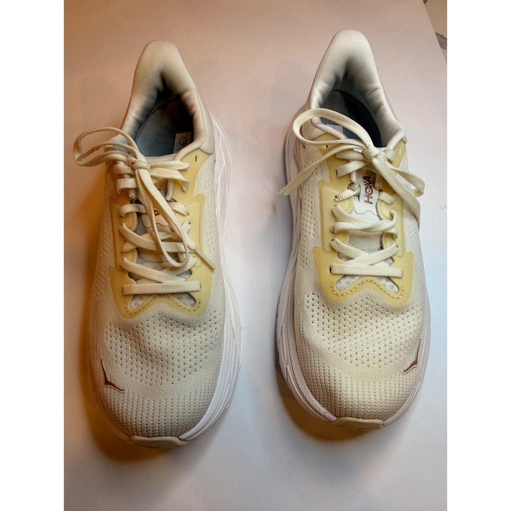 Hoka Arahi 7 Wide Vanilla Rose Gold Running Shoes Womens 8.5D 1147890 BSG